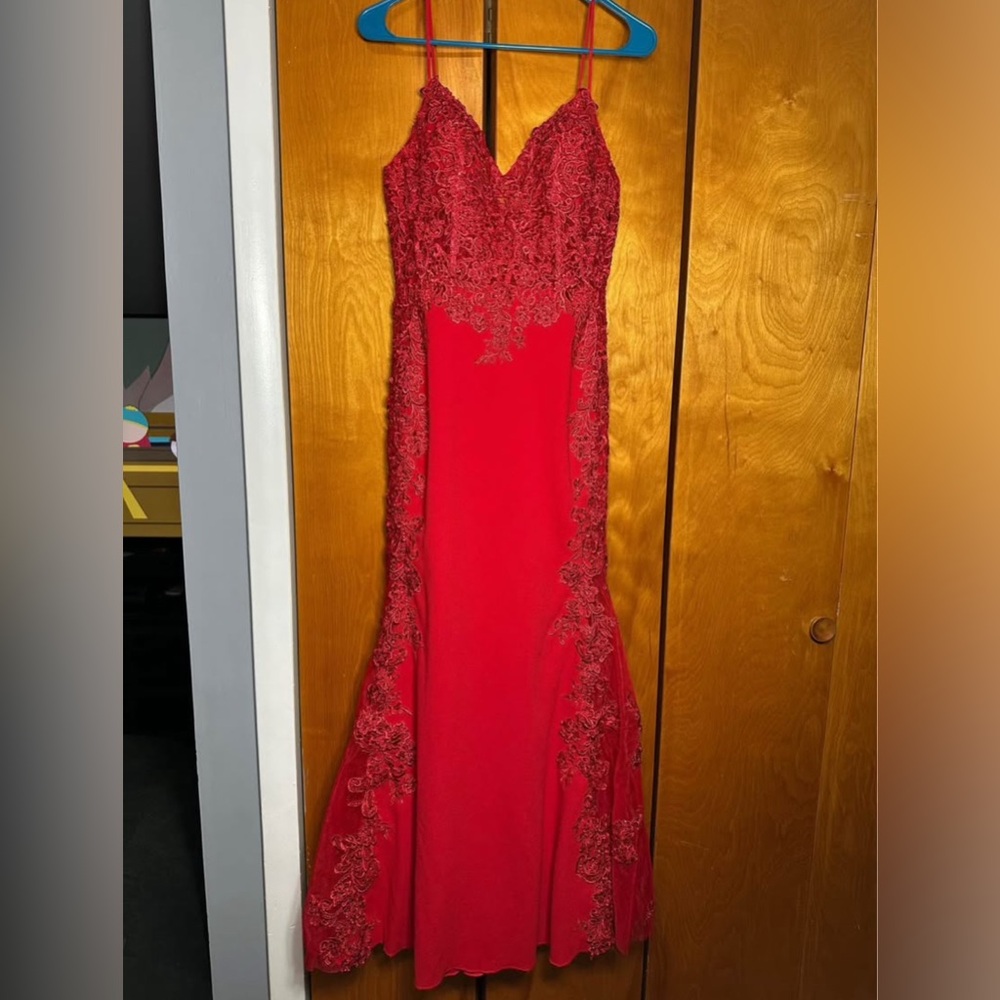 Small red formal dress